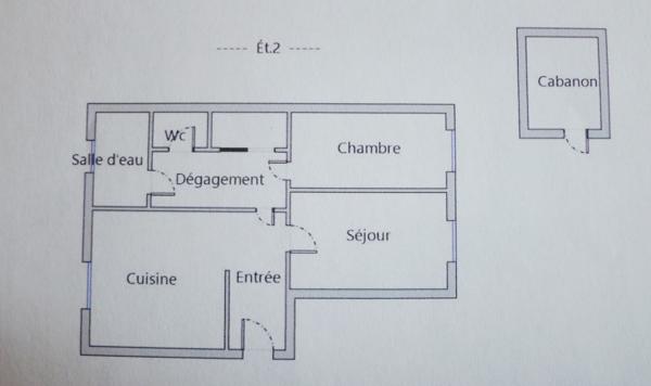 CHARTRONS - SAINT MARTIAL : Immeuble de 6 appts loués.