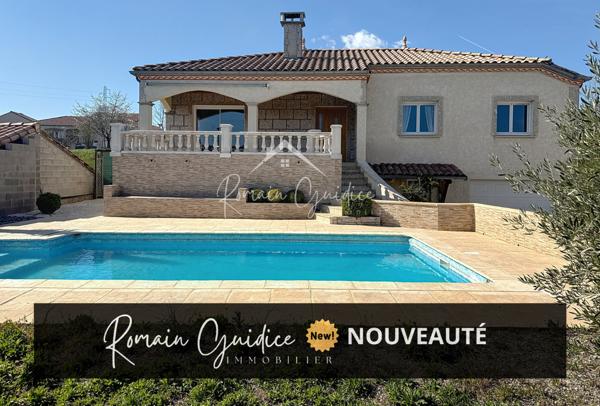 Millau (12100) VILLA T7 DE 161 M² AVEC PISICINE SUR SON TERRAIN DE 618 M²