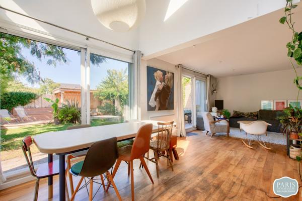 Colombes - Rue de Bellevue - Maison d’architecte de 133m² avec jardin