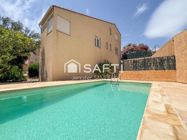 Maison 7 pièces jardin piscine cave garage