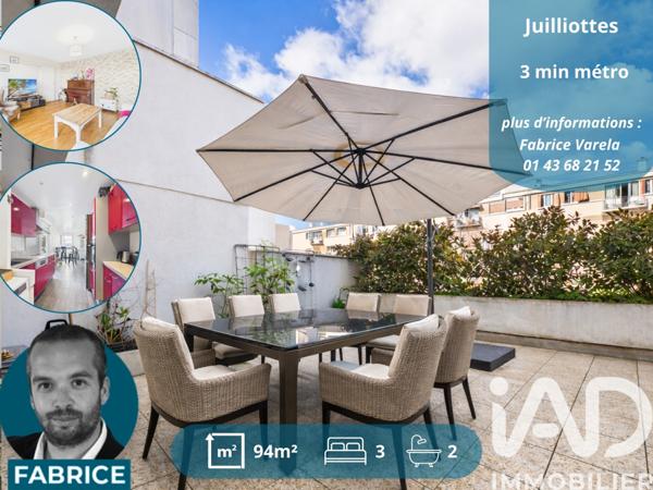 Appartement à vendre 4 pièces 95,39 m² Maisons-Alfort