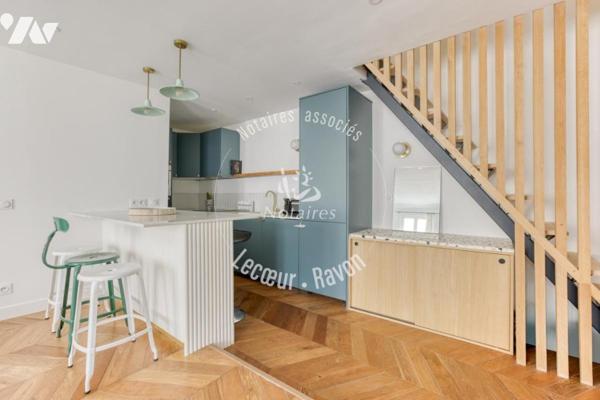 Saint-Germain-en Laye, coeur de ville, duplex rénové par un architecte