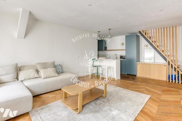 Saint-Germain-en Laye, coeur de ville, duplex rénové par un architecte