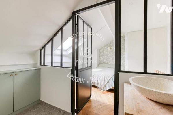Saint-Germain-en Laye, coeur de ville, duplex rénové par un architecte