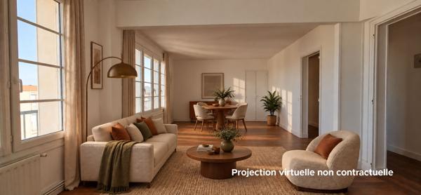 Appartement lumineux 3 pièces 76 m² avec balcon et 2 chambres ? Quartier Chasse Royale - Hôpital