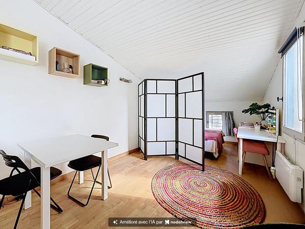 Studio meublé avec coin nuit de 26,58 m²