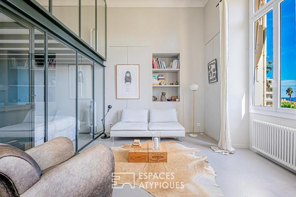 Cannes Californie : duplex belle époque et lignes contemporaines.