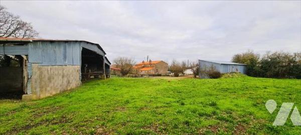 Maison + 2 terrains à bâtir + 1 grange + 2 hangars + dépendances