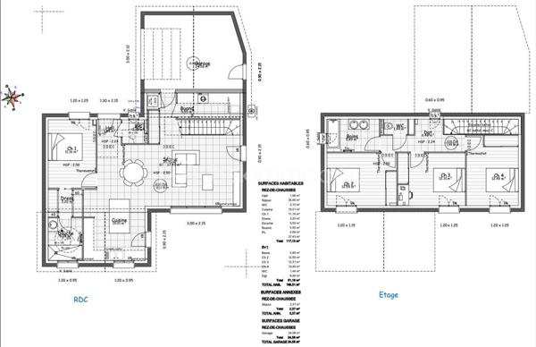 Maison de 131,19 m²