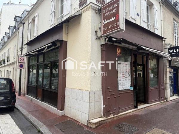 CESSION DE FONDS DE COMMERCE RESTAURANT 50 M2 AVEC EXTRACTION DE 300 LEVALLOIS PERRET