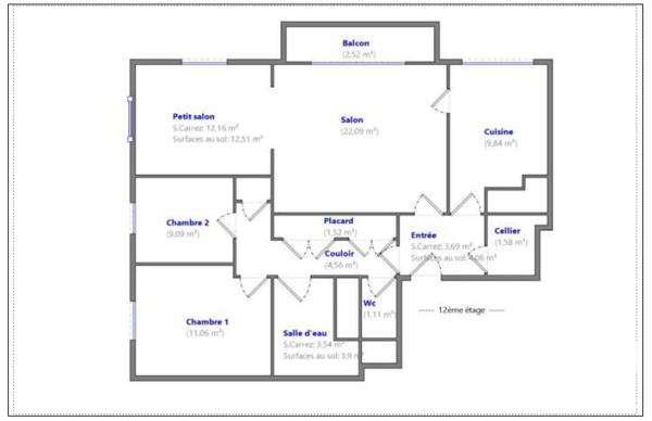 Appartement à vendre 4 pièces 81,17 m² Sucy-en-Brie