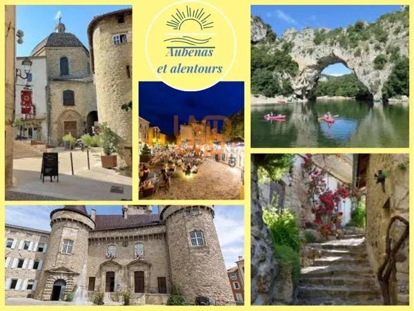 Maison avec belle vue et grand potentiel – Centre-ville d’Aubenas