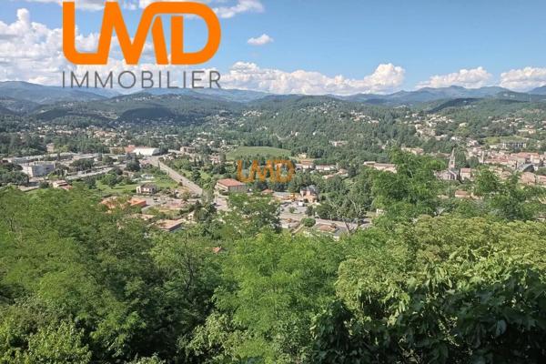 Maison avec belle vue et grand potentiel – Centre-ville d’Aubenas