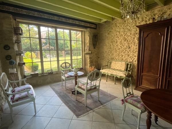 Marciac (32) ELEGANTE MAISON DE MAITRE, sans travaux, avec maison d'artistes ou gîte, parc séculaire clos de murs