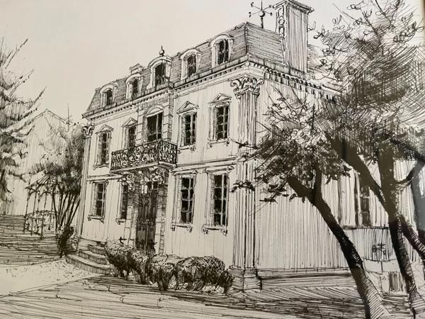 Marciac (32) ELEGANTE MAISON DE MAITRE, sans travaux, avec maison d'artistes ou gîte, parc séculaire clos de murs