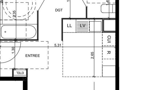 Appartement à vendre    3 pièces • 64,70 m2 Montpellier