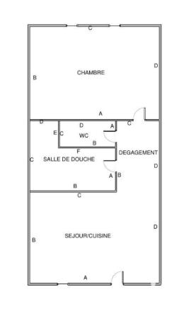 Appartement à vendre 2 pièces 33,09 m² Anneville-sur-Scie