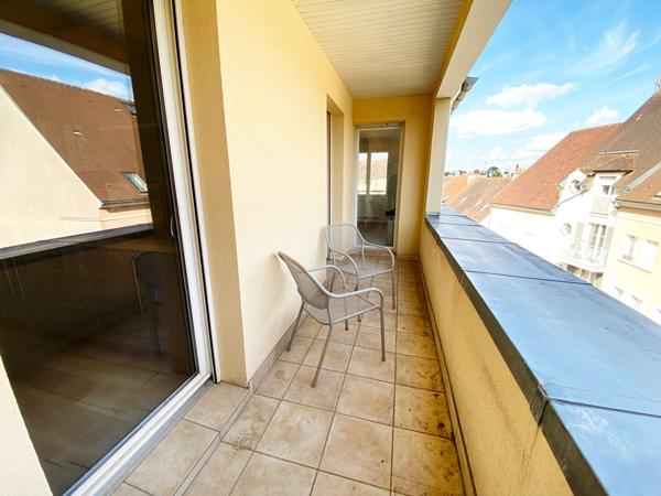 Appartement en dernier étage.