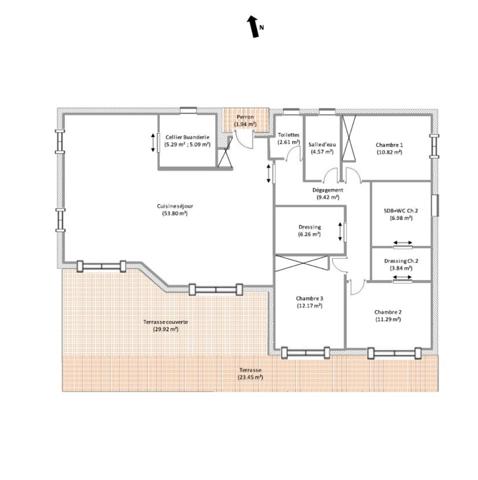 Très belle maison T4 de 126m2 avec piscine et garage