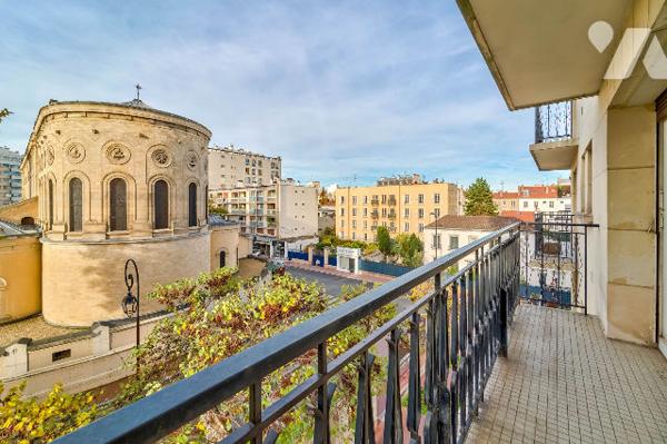 Charenton-le-Pont : 4 pièces avec balcons et parking