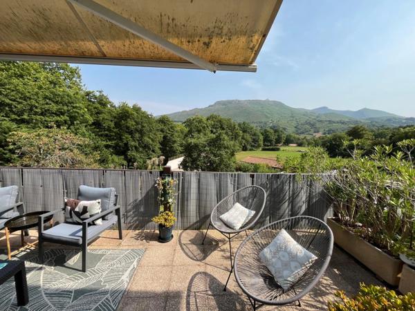 À VENDRE APPARTEMENT DE CHARME DE 88 m² AVEC TERRASSE PANORAMIQUE À ASCAIN !!!