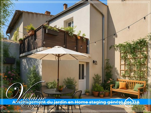 Maison rénovée avec jardin, terrasse et garage dans village proche du Canal du Midi