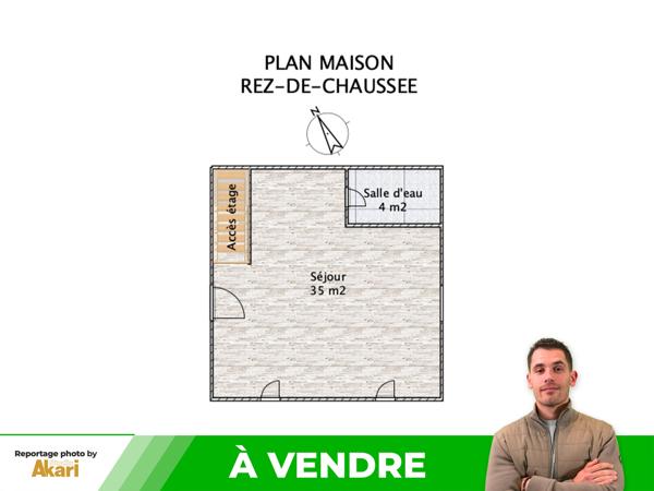 Maison
         4 pièces
        - 77 m² Exclusivité 80 000 € *