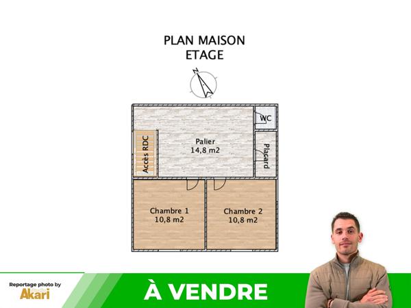 Maison
         4 pièces
        - 77 m² Exclusivité 80 000 € *
