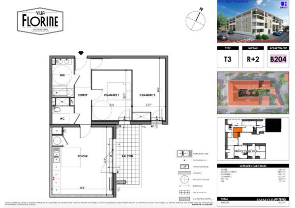 Appartement à vendre 3 pièces 65 m² La Londe-les-Maures