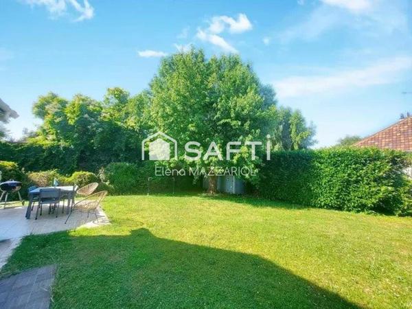 Confort, espace, grand jardin