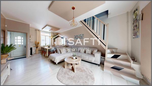 Maison familiale avec 4 chambres et jardin