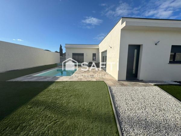 VILLA  AVEC PISCINE ET GARAGE CONSTRUCTION 2024