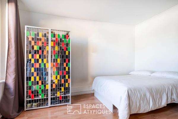 Duplex avec jardin et balcons