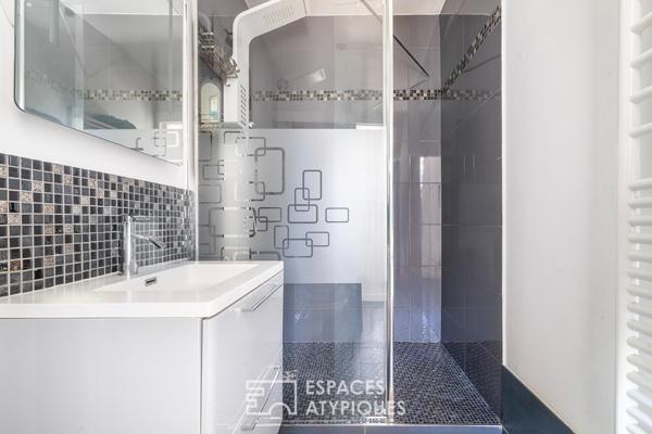Duplex avec jardin et balcons