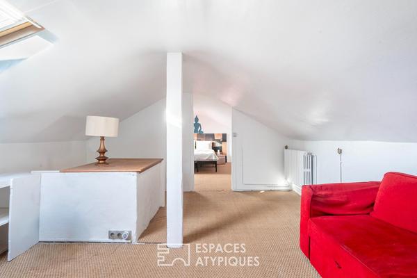 Duplex avec jardin et balcons