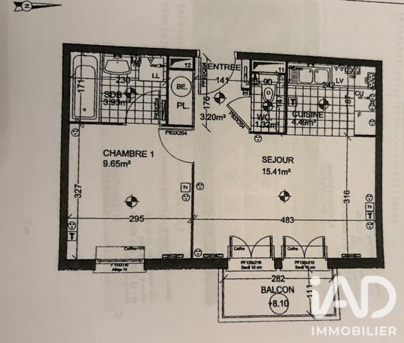 Appartement à vendre 2 pièces 38 m² Corbeil-Essonnes