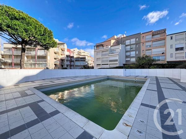 Appartement T1 à vendre  2 pièces - 28 m2 LE CAP D AGDE - 34