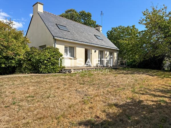Maison 3 pièces avec grenier aménageable et grand terrain