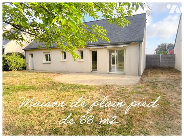 Maison de plain pied, 3 chambres 