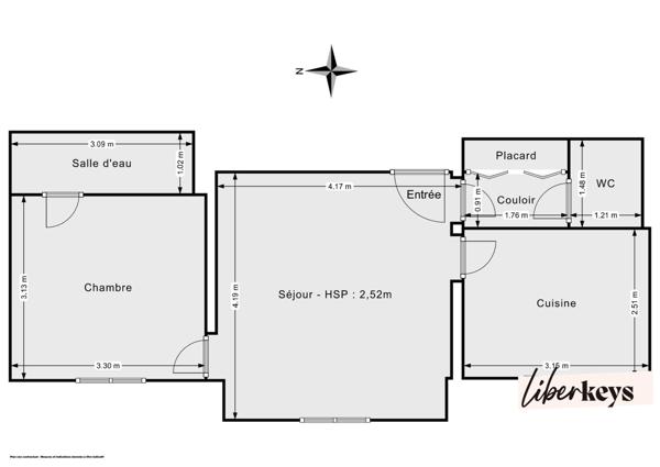 2 PIÈCES 42 m² – CALME – BOXE INCLU – PETITE COPROPRIÉTÉ