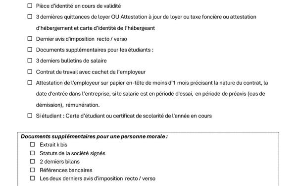 Appartement à louer