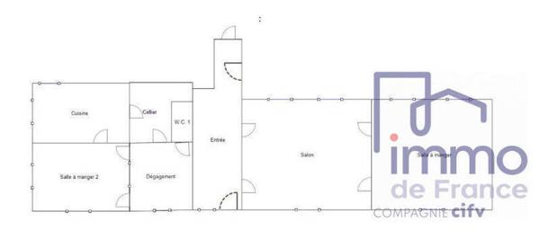 Maison 32 pièces                                        - 42580 L'Étrat Réf : 2884-CIFVFOREZVELAY