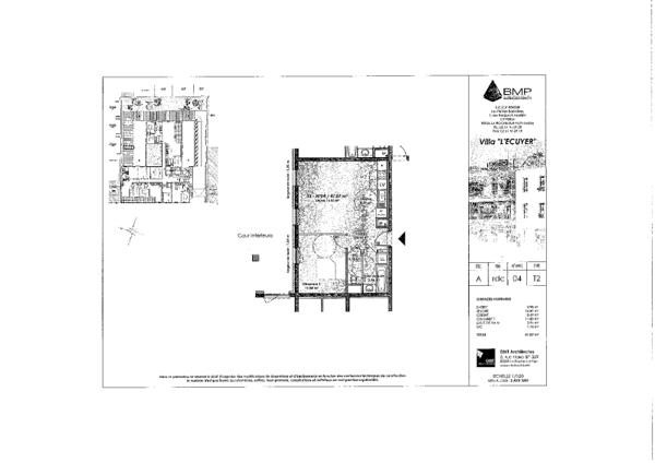 Appartement T2 Centre Ville - 43.32 m2  125 000 Euros