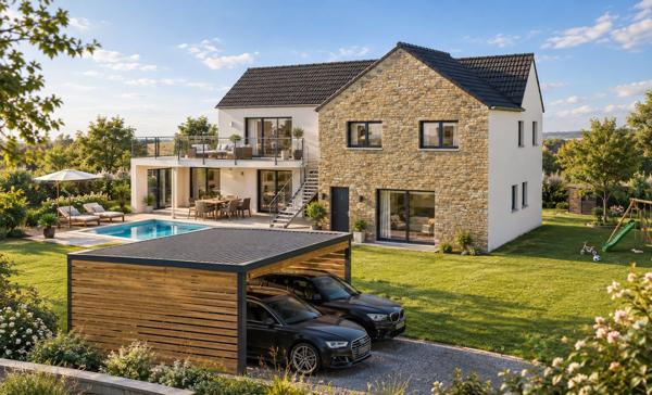 Terrain + Maison à vendre 5 pièces - 200 m²