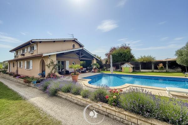 Le Taillan-Médoc (33320) MAISON LANDAISE FAMILIALE T5 - 4 CHAMBRES - PISCINE - GARAGE XXL - GERMIGNAN