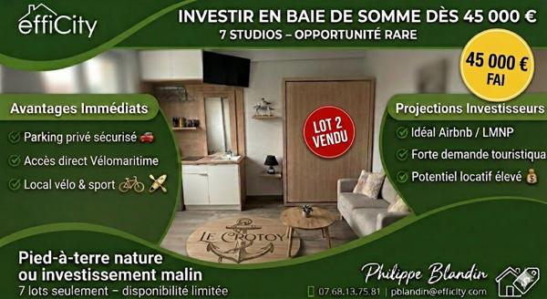 Appartement 1 pièce - 14 m² Exclusivité