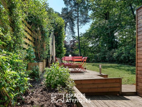 Maison familiale en ossature bois au coeur de la nature