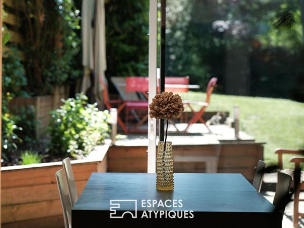Maison familiale en ossature bois au coeur de la nature