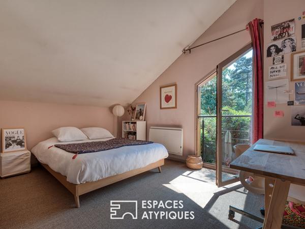 Maison familiale en ossature bois au coeur de la nature