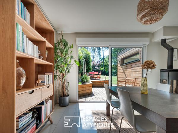 Maison familiale en ossature bois au coeur de la nature